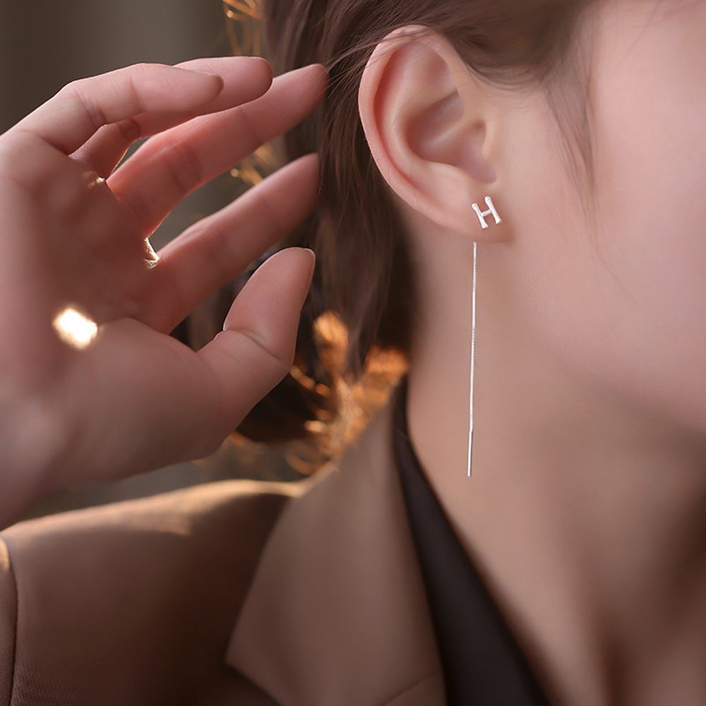 Initial Earrings