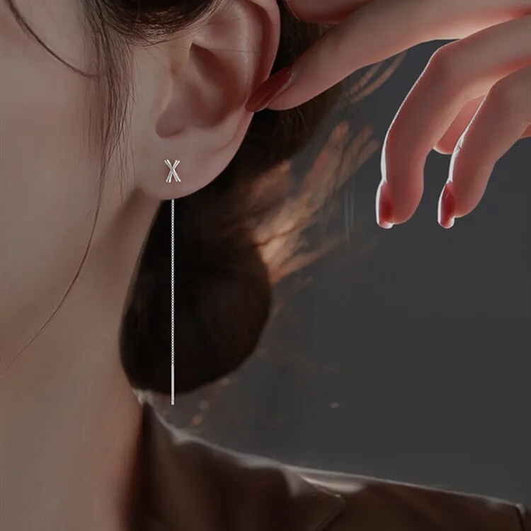 Initial Earrings
