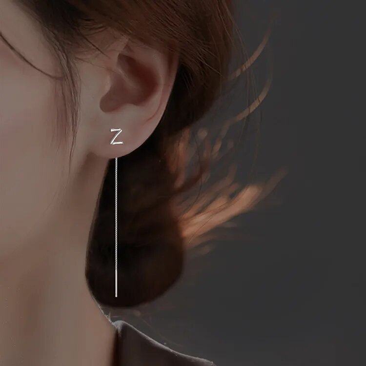 Initial Earrings