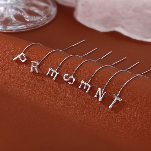 Initial Earrings