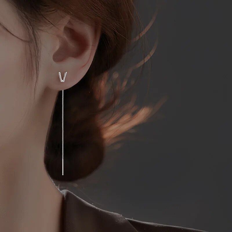Initial Earrings